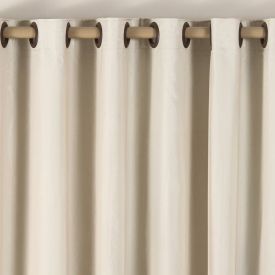 Cortina Pratika 3,60X2,50M Lisa Slim Voil Havan - Areia