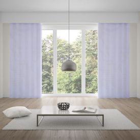 Cortina Pratika 3,60X2,50M Lisa Slim Voil Havan - Branco