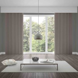 Cortina Pratika 3,60X2,50M Lisa Slim Voil Havan - Taupe