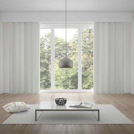 Cortina Pratika Tecido Sorrento 4,20x2,50 Bella Janela - Branco