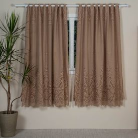 Cortina De Renda Irlanda 3,00X1,80 M Havan Casa - Taupe