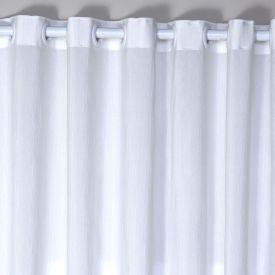 Cortina Para Quarto E Sala 4,20X2,80 M Rústica Madri Havan Casa - Branco