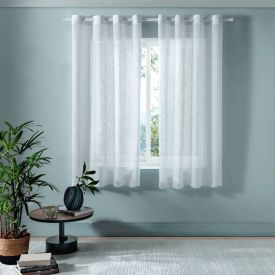 Cortina Rústica Luxor 2,60X1,70 M Havan Casa - Branco