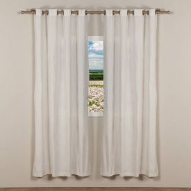 Cortina Para Quarto E Sala Rústica Madri 2,60X2,30 M Havan Casa - Cru