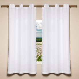 Cortina Para Sala Ou Quarto Rústica Veneza 2,40X1,70 M Havan Casa - Branco