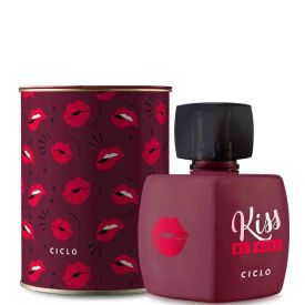 Deo Colônia Feminina Kiss Me More Lata Ciclo - 100Ml