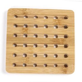 Descanso De Panela Quadrado Ecokitchen Mimo 15Cm - Bambu