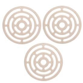 Descanso para Panela Marfim Evo - 3 Peças