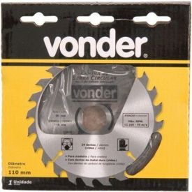 Disco De Serra Circular De Vídea Vonder 110Mm - 4675110224