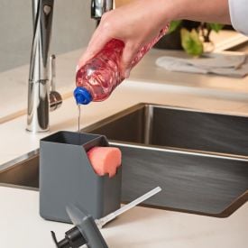 Dispenser de Detergente Coza Single 500Ml - Preto