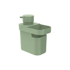 Dispenser Detergente Com Organizador De Pia Ou Trium 650Ml - Verde
