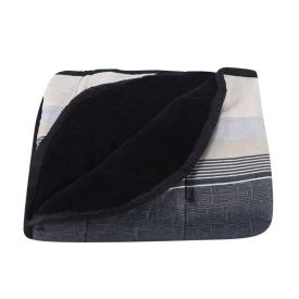 Edredom Casal Dupla Face Bellagio -  Havan Casa - Geométrico Cinza