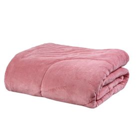 Edredom Casal Plush Havan Casa - Rosa