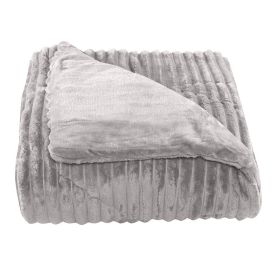 Edredom Casal Dupla Face Aspen 100% Poliéster Havan Casa - Cinza