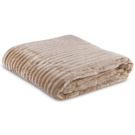 Edredom King Dupla Face Aspen 100% Poliéster Havan Casa - Taupe
