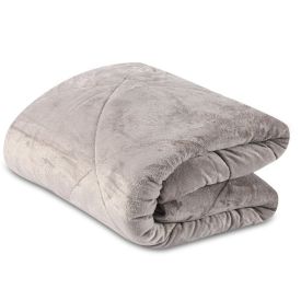 Edredom King Plush Inove Provence Havan Casa - Taupe