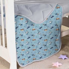 Edredom para Berço Malha 100% Algodão Havan Baby - Viagem