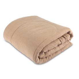 Edredom Queen 100% Algodão Malha Montreal Havan Casa - Taupe