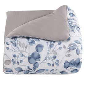 Edredom Queen Percal 200 Fios Buona Fortuna - Jade Prata