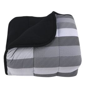  Edredom Queen 100% Algodão Malha Havan Casa 1 Peça - Kent Preto