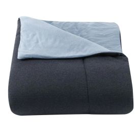 Edredom Queen De Malha Urban Confort Havan Casa - Mar Noturno