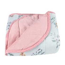 Edredom Queen Dupla Face Bellagio Havan Casa - Floral Verde