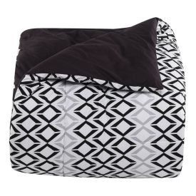 Edredom Solteiro 200 Fios Percal Buona Fortuna - Benício Preto