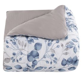 Edredom Solteiro 200 Fios Percal Buona Fortuna - Jade Prata