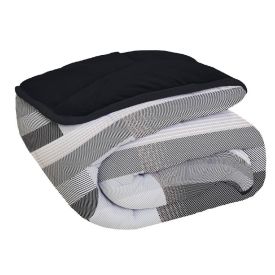 Edredom Solteiro Comfort Plush Dupla Face Havan Casa - Kent Preto