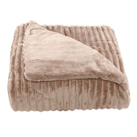 Edredom Solteiro Dupla Face Aspen 100% Poliéster Havan Casa - Taupe