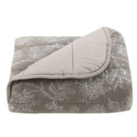 Edredom Solteiro 100% Algodão Malha Havan Casa - Constance Taupe