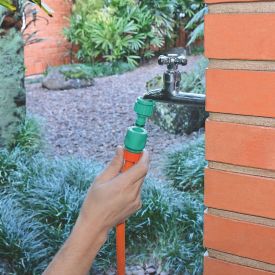 Engate Rápido para Mangueira Flow Pack Tramontina - Verde