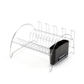 Escorredor Fan Com Porta Copos Arthi - Aço Cromado