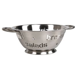 Escorredor De Macarrão Havan Casa Letrinhas 24Cm - Inox