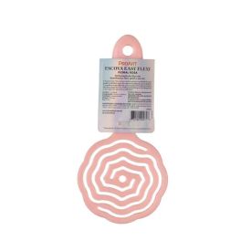 Escova De Cabelo Floral Easy Flexi Proart - Rosa