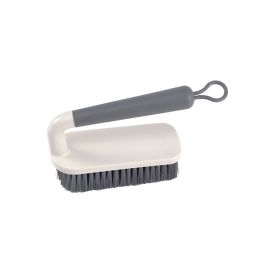 Escova De Piso Flow Ou 18Cm - Branco e Cinza