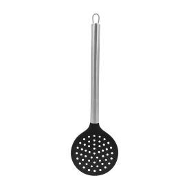 Escumadeira Silicone Com Cabo Inox Havan Casa 34Cm - Preto
