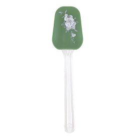 Espátula De Silicone Finecasa Basic 25Cm - Rosas Verde