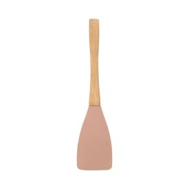 Espátula De Silicone Com Cabo De Bambu Havan Casa - Marrom Rosado