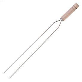 Espeto Duplo 65Cm Niquelado Stolf - 506-STD