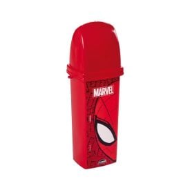 Porta Escova Dental Homem Aranha Plasútil - Vermelho