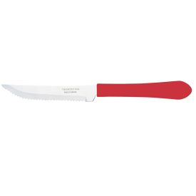 Faca Para Churrasco Leme Tramontina - Vermelho