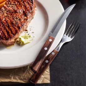 Faqueiro Polywood Tramontina 12 Peças - Castanho