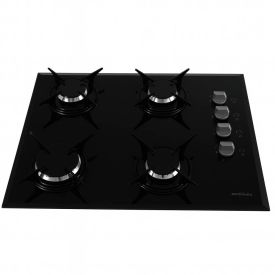 Fogão Cooktop Britânia 4 Bocas Mesa De Vidro Bct4p - Bivolt