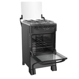 Fogão de Piso 4 Bocas Preto Fosco Mueller Mfi4bb - Bivolt