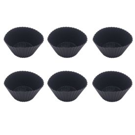 Forma De Cupcake Havan Casa Basic 6 Peças - Preta