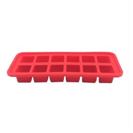 Forma de Silicone para Gelo Basic Havan Casa  - Vermelho