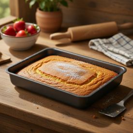 Forma Retangular Antiaderente Magnific 33Cm Panelux - Grafite