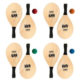 Frescobol De Madeira Aloha Mor - 003699