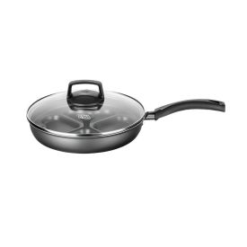 Frigideira Coração Antiaderente Ovo Pochê Mta 22 Cm - Preto 